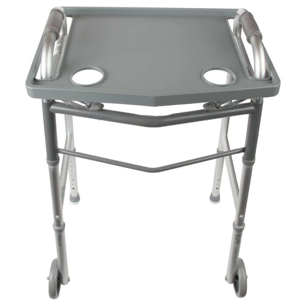 Home-X Walker Tray with Cup Holders | Fits Most Standard Walkers (Check Dimensions Before Ordering)
