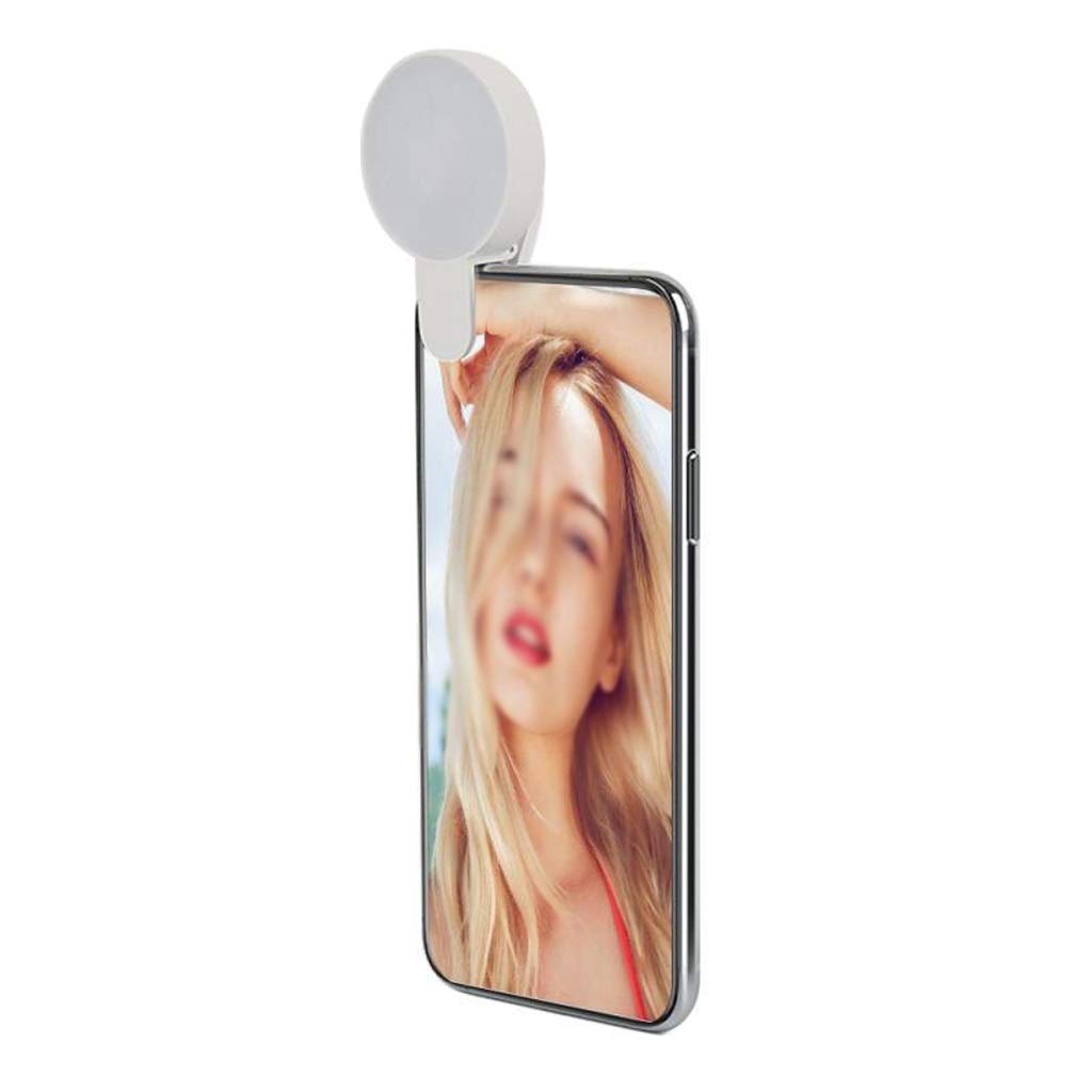 Selfie Selfie Ring Light for Phone,9 LED Circle Selfie Light Ring Rechargeable Portable Circle Photography Clip Light Beauty Fill Lamp Flashes Lights