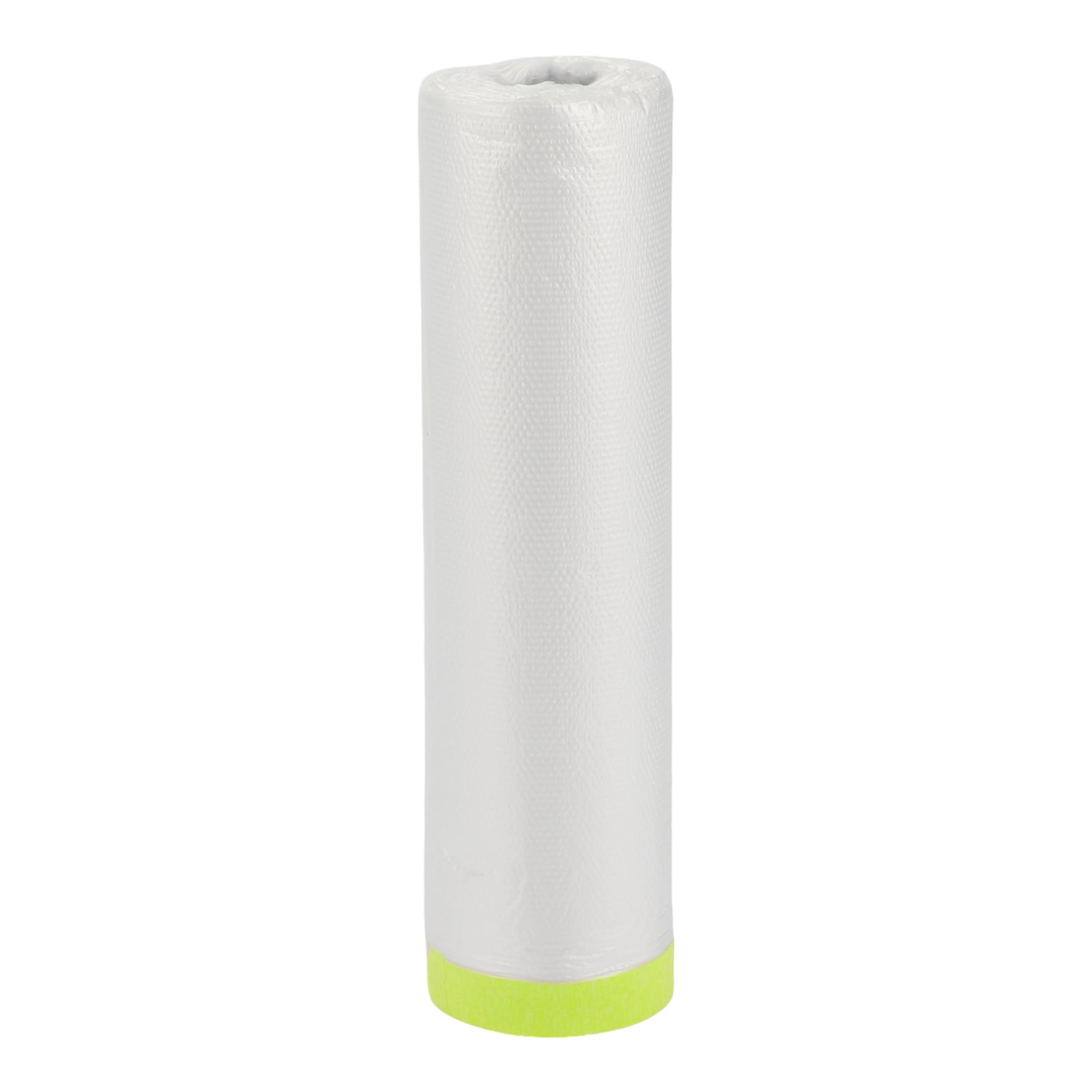 Partuto 1 Pcs Universal Pre-Taped Masking Film Plastic Cover PE Film Paper White Green 180x2000cm / 65.62ftx70.87