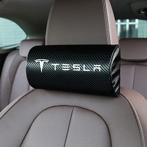 Autositz Kopfstütze Nackenkissen für Tesla Model 3 S X Y, Weich Gemütlich Nackenkopfstütze Kissen Schützen Hals Entspannen für Reise Schlafkissen Cover