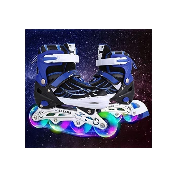 Indoor/Outdoor Roller Skate Wheels LED Light Up Inline Skate Wheels 72mm/ 76mm/80mm Inline Skates Replacement Wheel Flash Luminous Wheels 8 Pack,Green,76mm