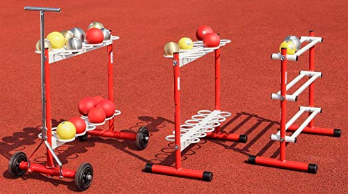 Chariot POLANIK Porte-Poids avec Capacité Ajustable 18-24 Pièces