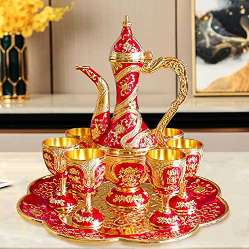 Ensemble théière incassable en métal pour éviter la casse lors des fêtes