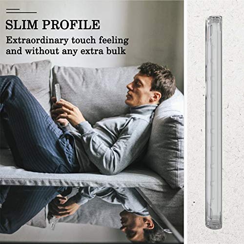 Amenq Motorola One 5G Ace Phone Case, Xt2113-2 Case, Moto One 5G Ace Case With Tempered Glass Screen Protector, Clear Shockproof With Tpu Bumper And Hard Protective Pc Front Case #TOP6