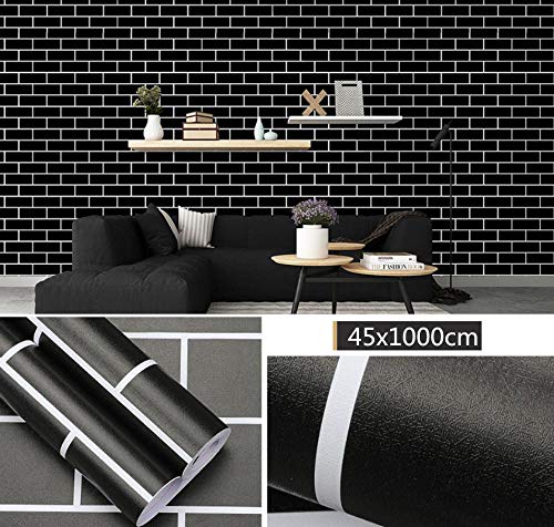 Brick Wallpaper Self-Adhesive Contact Paper Home Decoration Peel and Stick Backsplash Wall Panel Door Stickers Christmas Decor