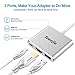 USB C Adapter Tuwejia Type C to HDMI 4K+USB 3.0+USB-C Converter Cable Charging Port Adapter Cable with Large Projection for MacBook/Chromebook Pixel/Sumsang Galaxy S8/S9/Yoga 900/Lumia 950Xl
