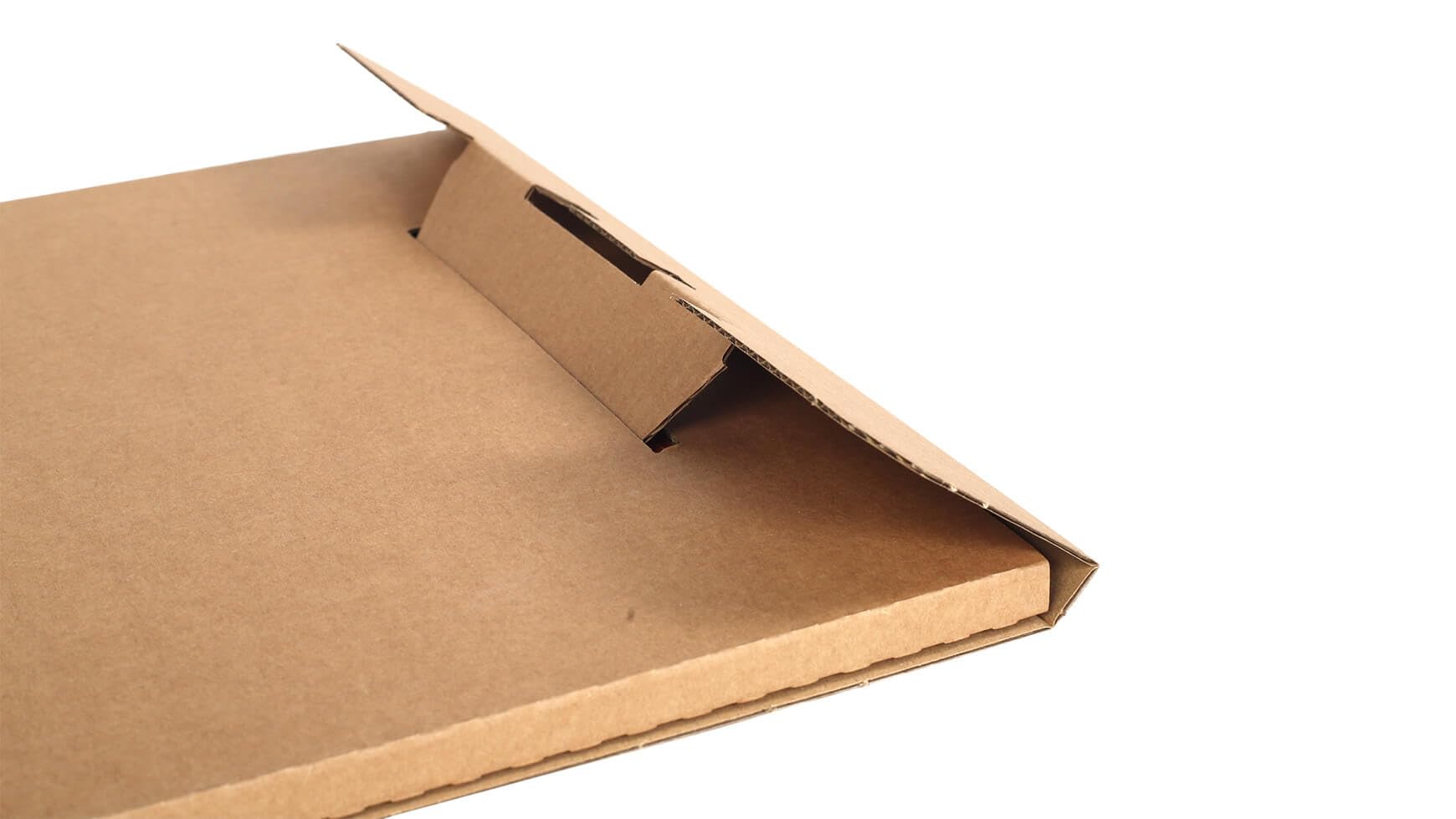 100x Schallplattenverpackung 330 x 330 x 16 mm Steckverschluss Braun LP Schallpaltten Versandkarton