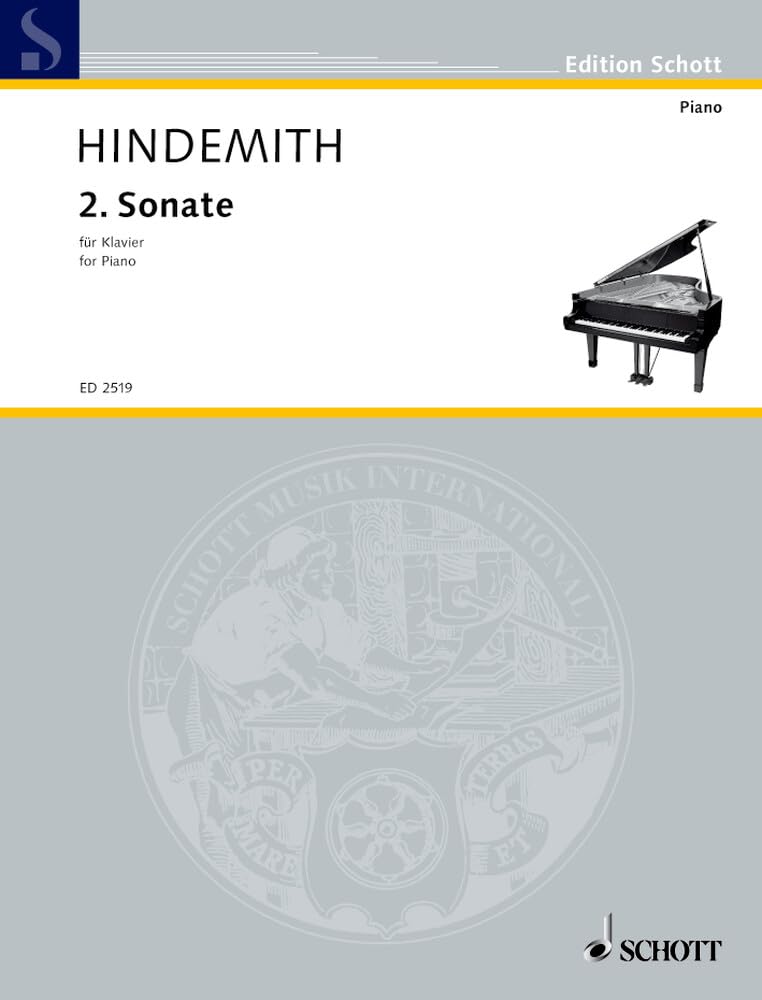 Sonate II in G Major Paul Hindemith piano partition musique classique