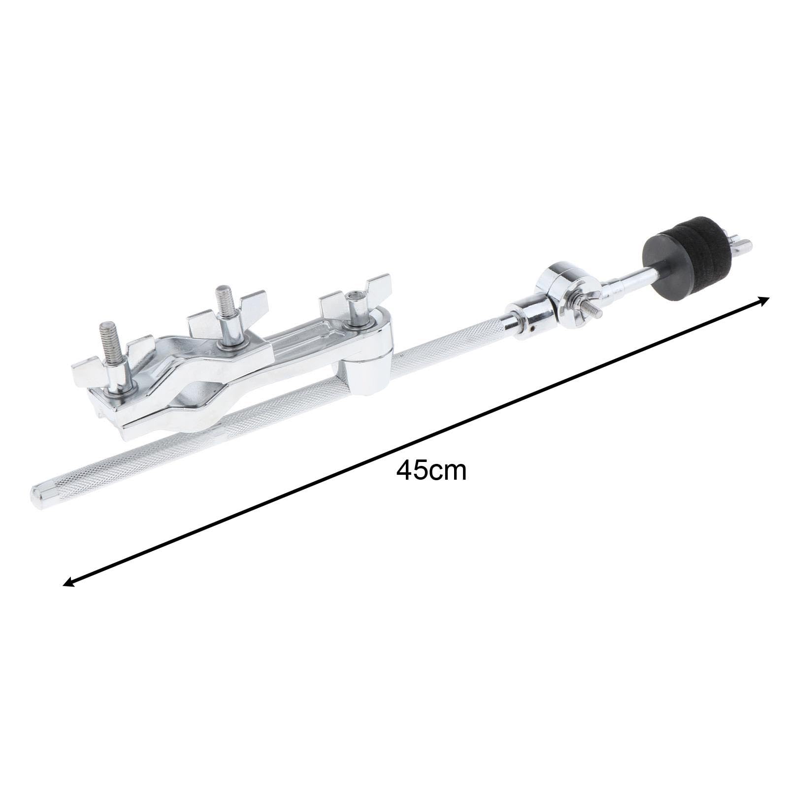 Portable Drum Extension Clamps Lightweight Musical Instrument Accessories Handbell Cowbell Clamp Holder Drum Kit Practice Drum Pad Students