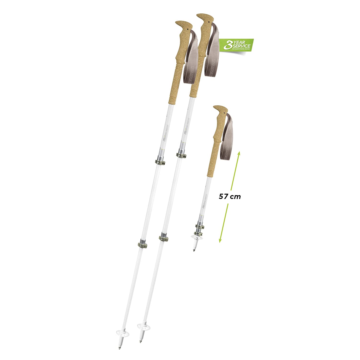 Komperdell Borea Carbon Pro Bâtons de trekking télescopiques pour femme
