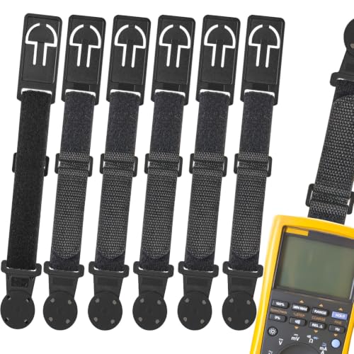 Image of Magnetic Hanging Strap Compatible with Fluke,6 Sets | Adjustable Loop, Compatible with Fluke Multimeter Accessories