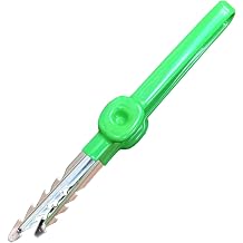 Plant Tweezers 7.5" Stainless Steel Sawtooth Garden Tweezers with Non-Slip Grip Handheld Professional Garden Tools for Planting Seeds, Weed Pulling & More Gardening for Planting Seeds