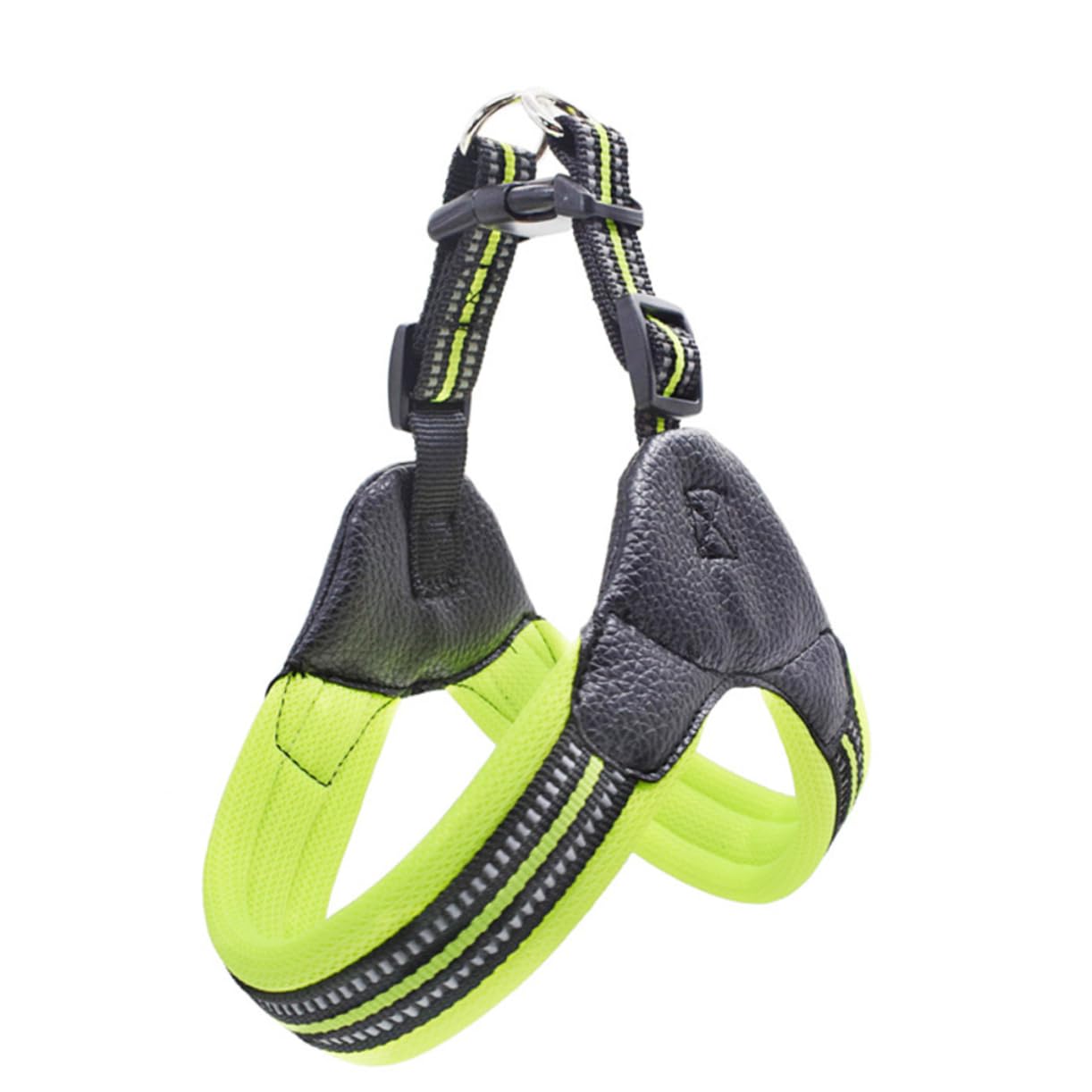 Imbracatura Riflettente e Traspirante per Cani Regolazione Pet Harness Set per Passeggiate Quotidiane