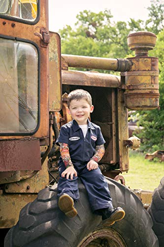 image for Born to Love Knuckleheads Kids Monkey Coverall Mechanic Photoshoot Ove