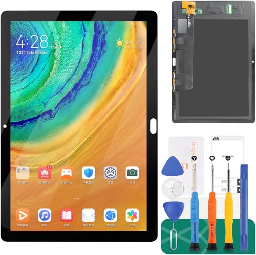 Para Huawei MediaPad M5 Lite 10 Pantalla de repuesto para Huawei MediaPad M5 Lite 10 Pantalla LCD BAH2 L09 Display Touch Digitizer Assembly BAH2 W09, BAH2 W19 Kits de piezas de reparación (negro)