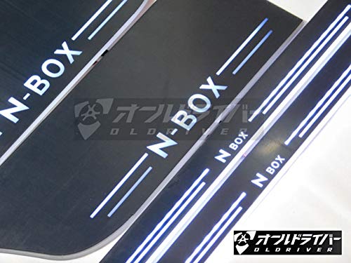 Amazon.co.jp: N-BOX JF系 新型 LED スカッフプレート 白 NBOX 流れる