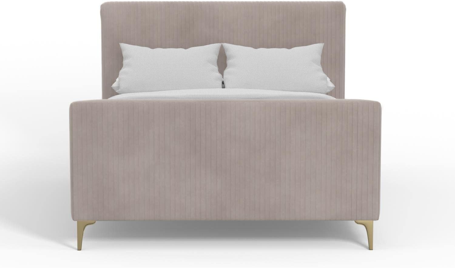 Alpine Furniture Zaldy California King Platform Bed in Light Gray Alpine Furniture Zaldy California King Platform Bed in Light Gray