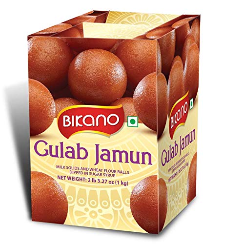 Miniatura 10 de BIKano Gulab Jamun-2.2 lbs-Bikaneri Namkeen - Bocadillos tradicionales indios y dulces, sin conservantes, caja de regalo gourmet