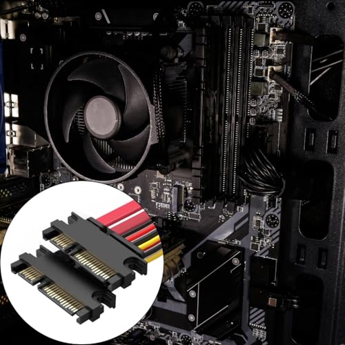 Cable combinado de poder y datos SATA 7+15Pin 0.1 m miniatura 4