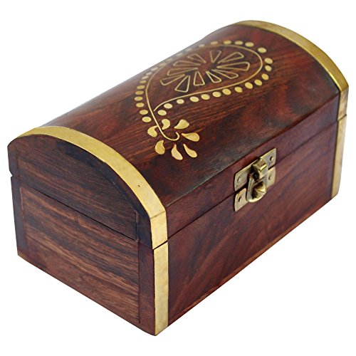 ITOS365 Boîte de rangement en bois faite à la main - Cadeau pour femme Cover