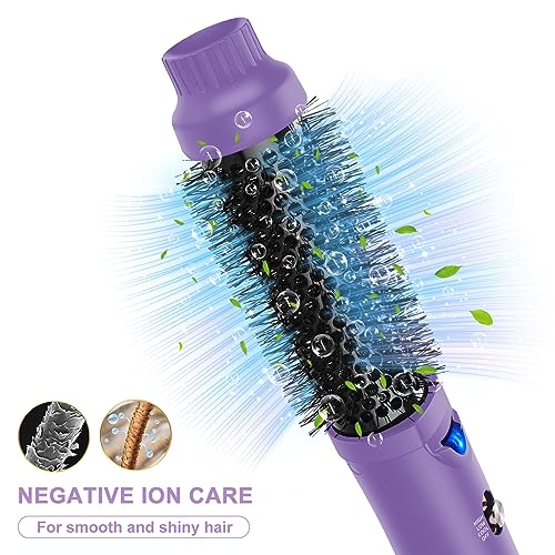 One-Step Hair Dryer Brush, PARWIN PRO BEAUTY Blow Dry Hair Brush, 4 in 1 Hot Brushes for Hair Styling, Drying, Volumizing, Straighten, Negative Ion Care Hot Air Brush, 1000W, Purple - Image 4
