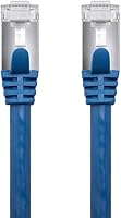Vista 2 de Buhbo Cable de red Ethernet RJ45 blindado CAT7 de 3 pies, 10 Gbps 600 MHz (paquete de 10) azul