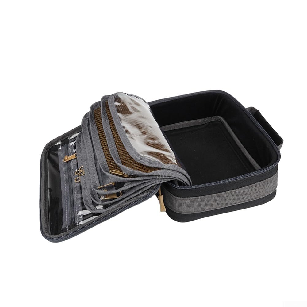 Borsa da Pesca Oxford 600D Impermeabile Multi Tasche(black)