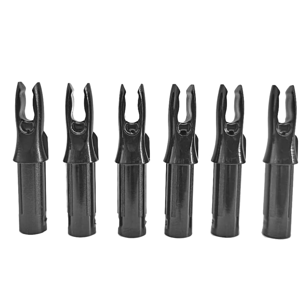 60 Pack BogenschießEn Pfeile Nock ID 6,2 Mm Pfeile Nocken Insert Tagel für DIY JagdschießEn Pfeile Verbindung Recurve Bogen