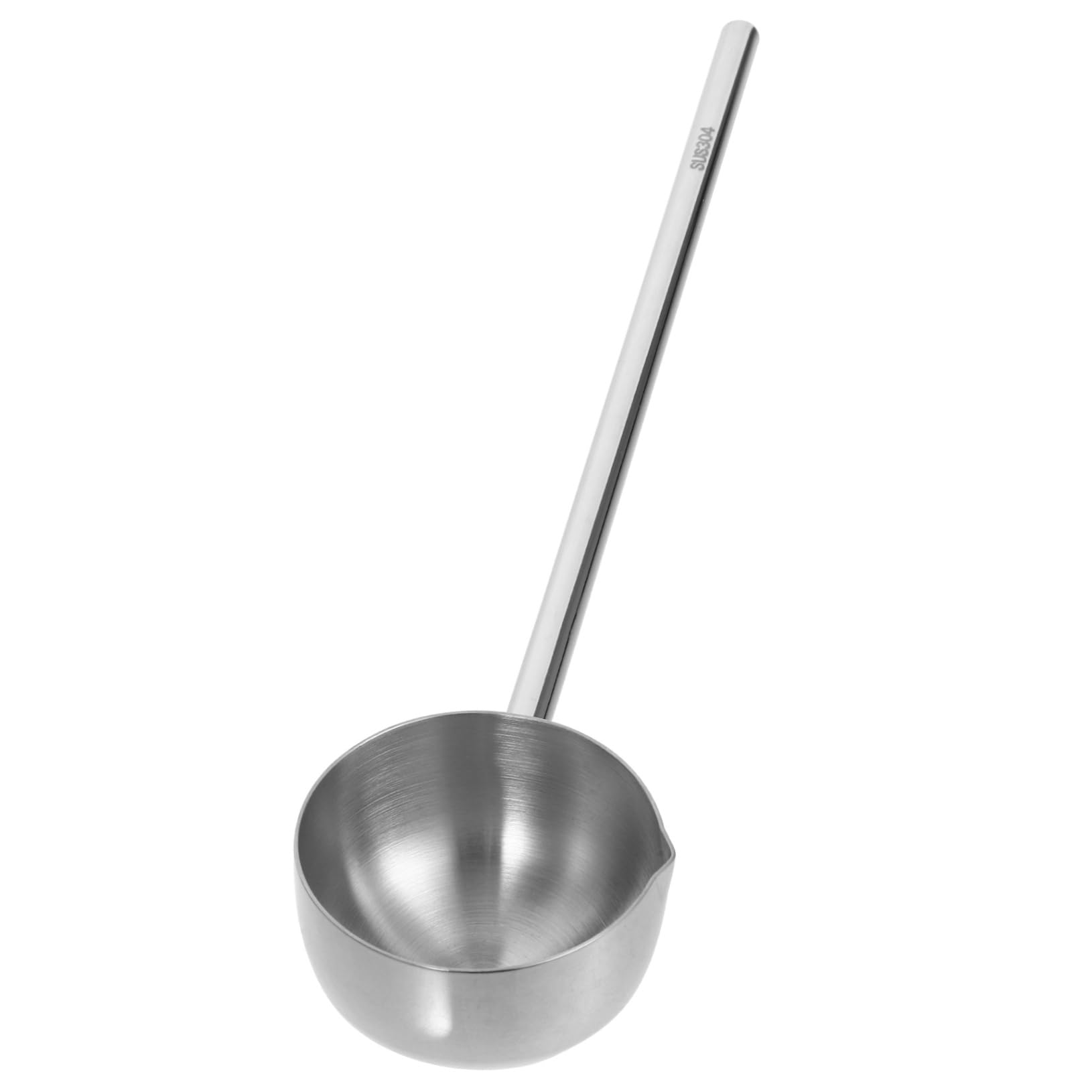 MAGICLULU 4 Piezas Cuchara De Acero Inoxidable Cucharón De Sopa Resistente Desgaste Cucharón De Sopa De Agua Cucharón Conveniente Cuchara De Agua Para El Hogar Multiusos