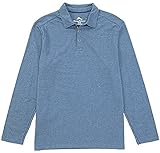 Tommy Bahama Long Sleeve Midnight Sands Golf Polo Shirt (Color: Kingfish, Size XL)
