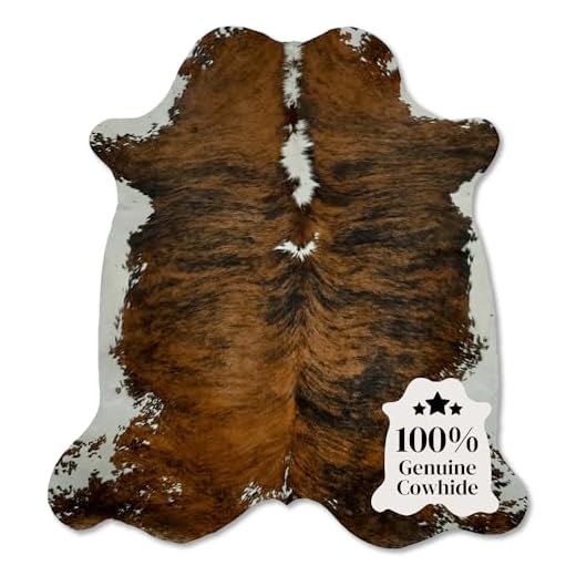 Appaloosa Cowhides Luxury Cowhide Rug 6x7-8ft - Genuine Natural Hide Rug, Silky Soft Tricolor Designer Area Rug for Living Room, Bedroom & High-End Modern Interiors (Medium Tricolor)