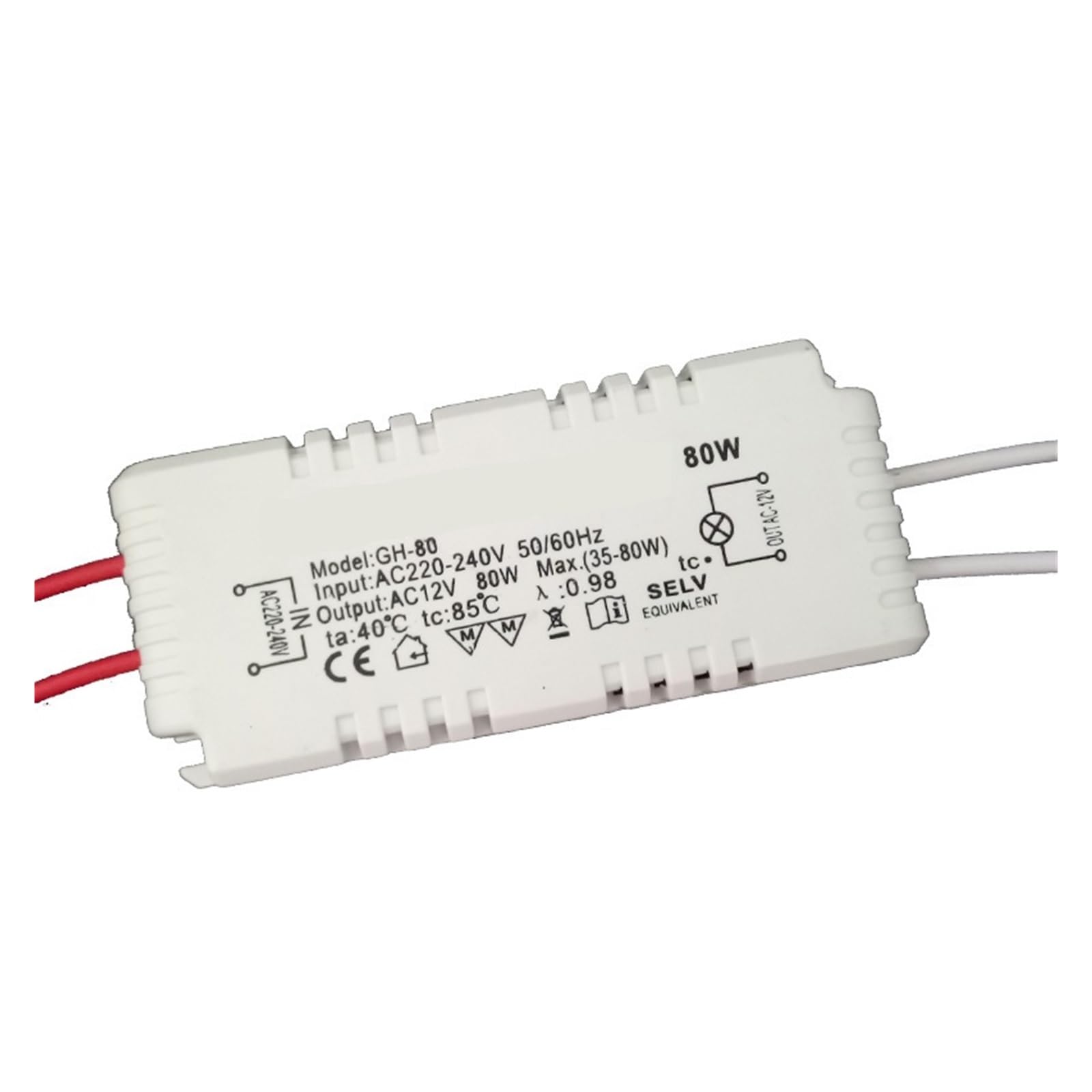Transformateur electronique ballast 220V AC 12V pilote LED - 3