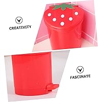 Vista 6 de Papelera de escritorio, bolsas de té de frutas, contenedor de almacenamiento para automóvil, mini papelera de escritorio, papelera de oficina