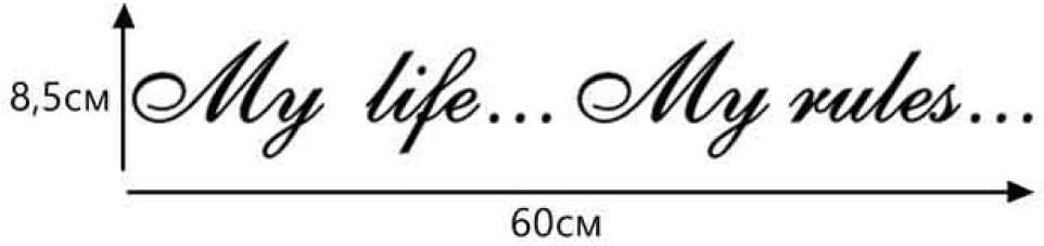 Amazon 車 ステッカーデカール カーステッカーファニービニールマイライフ マイルール デカールオートバイステッカーカーモデル60x8 5cm ブラック1個 ステッカー デカール 車 バイク