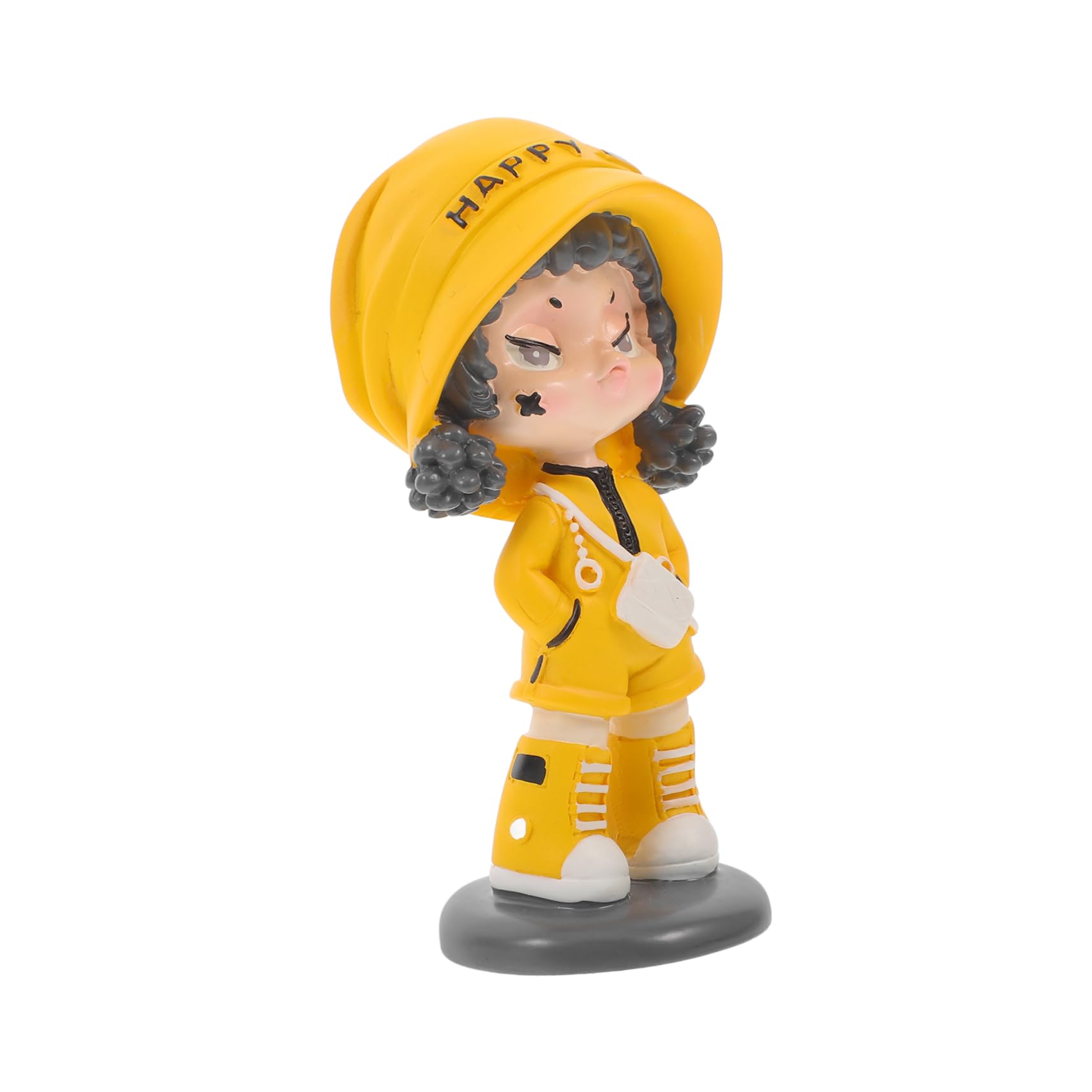 TOYANDONA 5pezzi Decorazione Per Auto Con Figurina Di Ragazza Cartone Statua Per Cruscotto Accessorio Carino Per Interni Auto e Ufficio Idea Per Feste e Compleanni