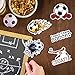100PCS Soccer Stickers for Scrapbooking, Motivational Vinyl Waterproof Stickers for Water Bottles, Luggage, Teaching Incentives, Soccer Team Gifts for Kids, Teens and Adults