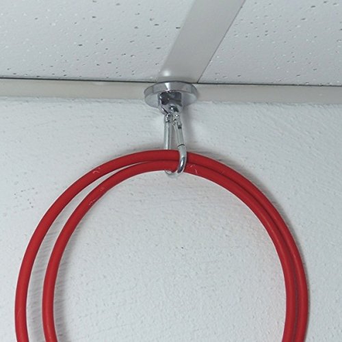 5 x MAGNET SYSTEM MIT KARABINERHAKEN STARKER NEODYMMAGNET SEHR BELASTBAR