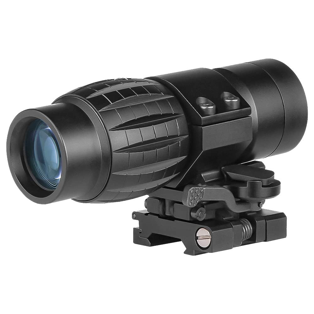 Spina Airsoft Hunting 3X Loupe Scope Loupe Sight FTS Flip to Side avec Monture QD
