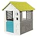 Smoby – Jolie Haus - Spielhaus für Kinder für drinnen und draußen, mit kleiner Eingangstür und Fenstern, Gartenhaus für Jungen und Mädchen ab 2 Jahren