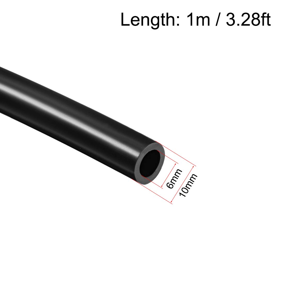 Tubo In Silicone Trasparente 5m – 6x10 Mm – Sourcingmap – Resistente Alta Temperatura Per Pompe E Acquari - 2