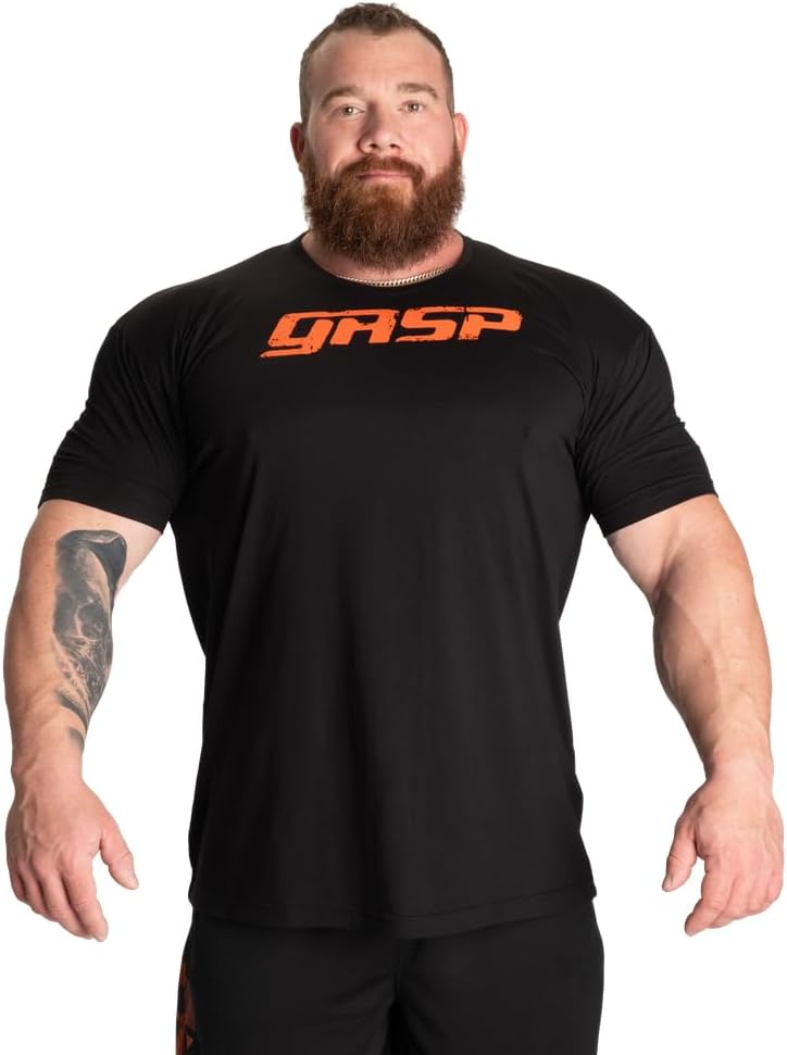 GASPLEGACY GYM TEE (Black/Flame)