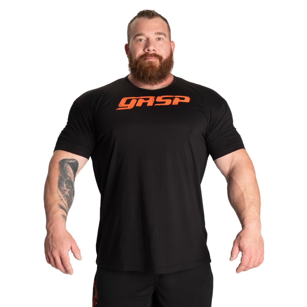 GASPLEGACY GYM TEE (Black/Flame)