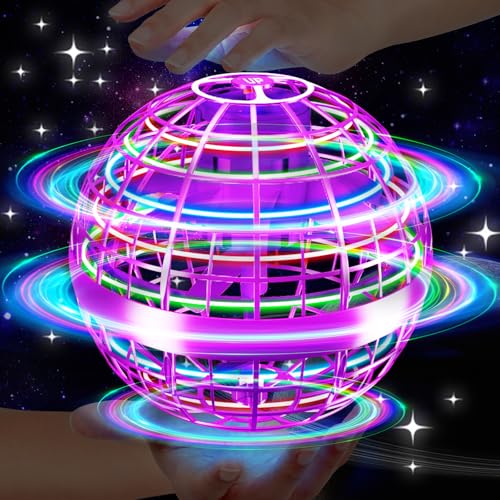 Vantexi Flying Orb Ball Toy,2025 Upgraded Parachute LED,Magic Hand Controlled Mini Gravity...
