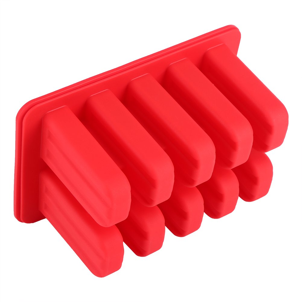 moldes para polos, Juego de moldes for paletas silicona 10 celdas
