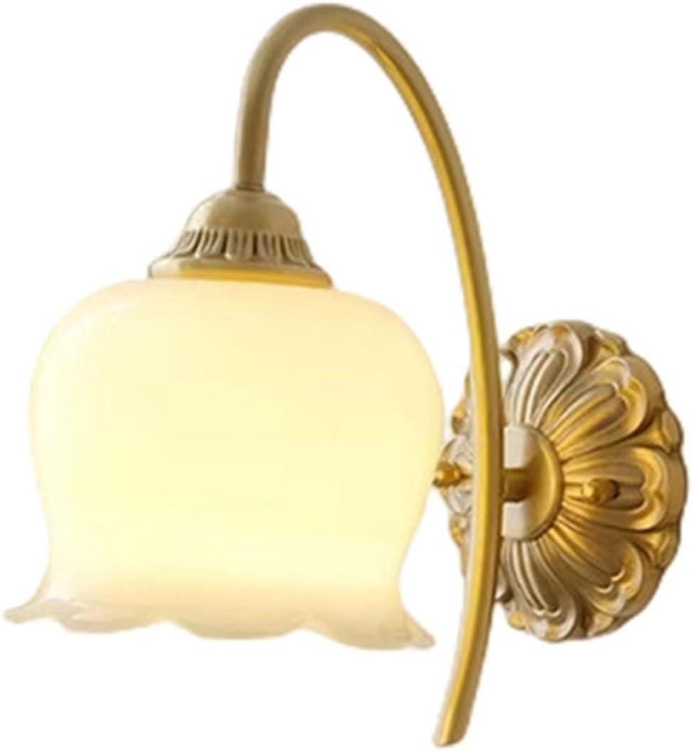 Wall Sconces Resin Flower Shape Shade Wall Light Mid Century