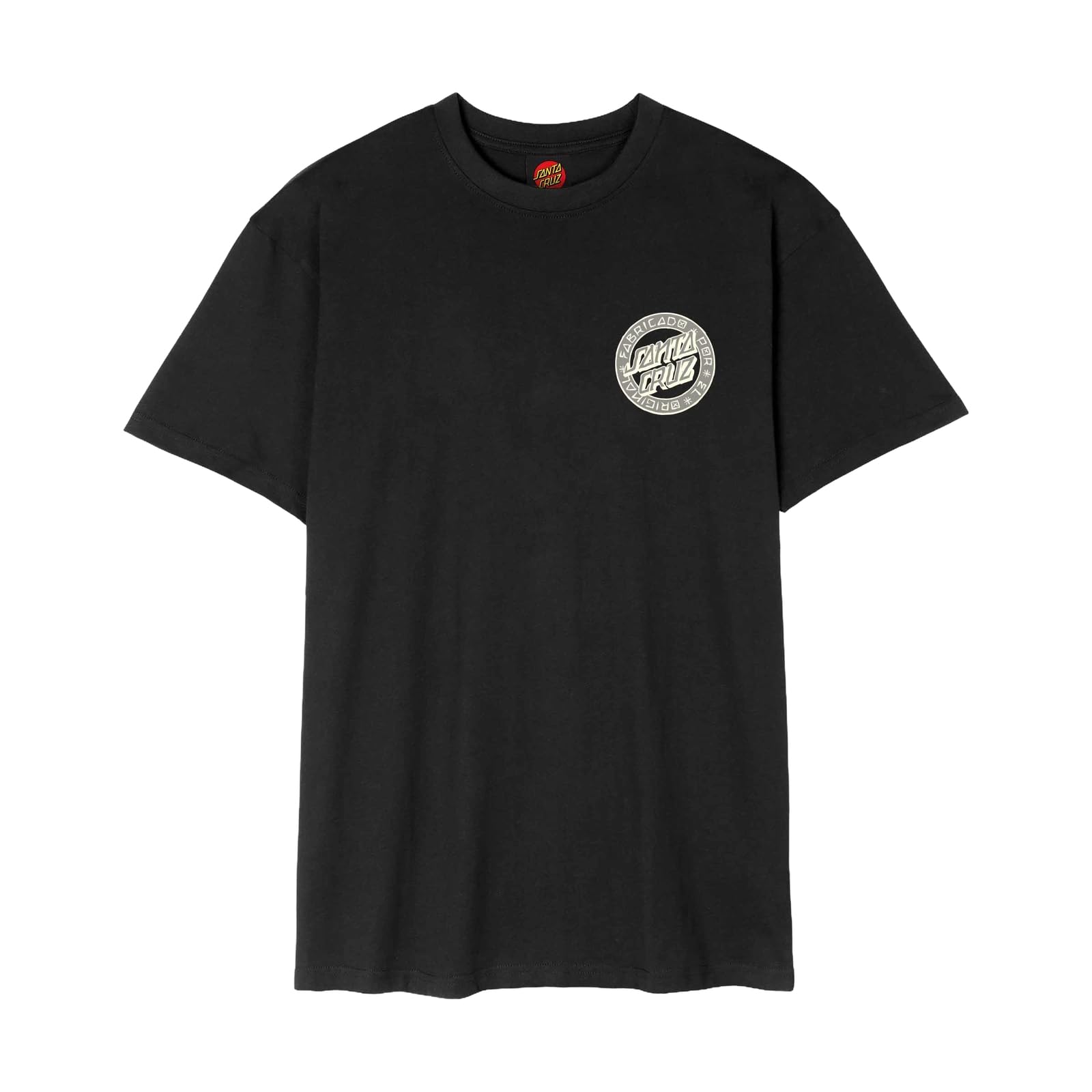 Santa Cruz Loco Dot T Shirt Black Logo Backprint Skate Tee Top Medium