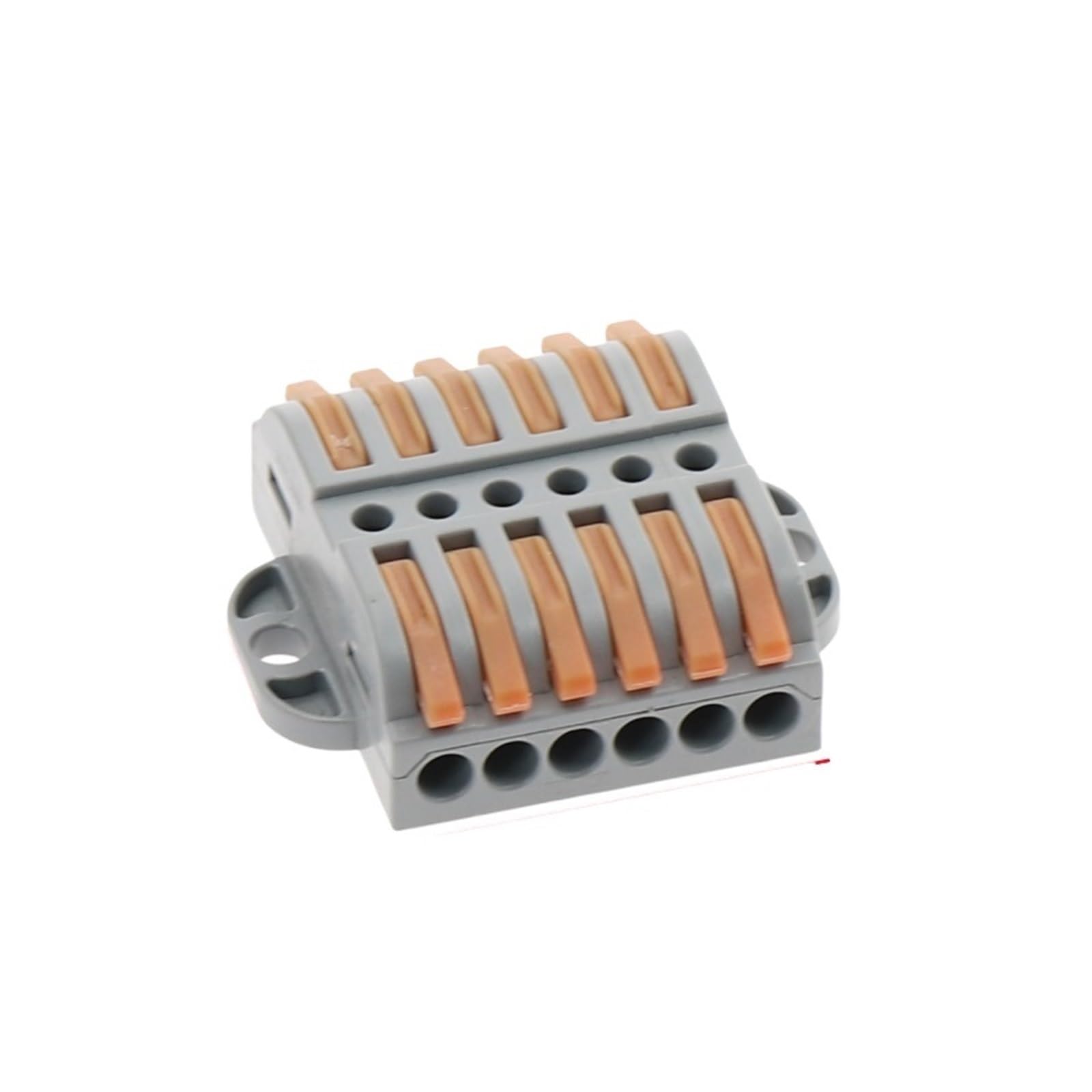Connettori elettrici Morsettiera push-in for cavo di cablaggio universale compatto veloce da 2-12 pin for 28-12AWG(6P,30pcs)