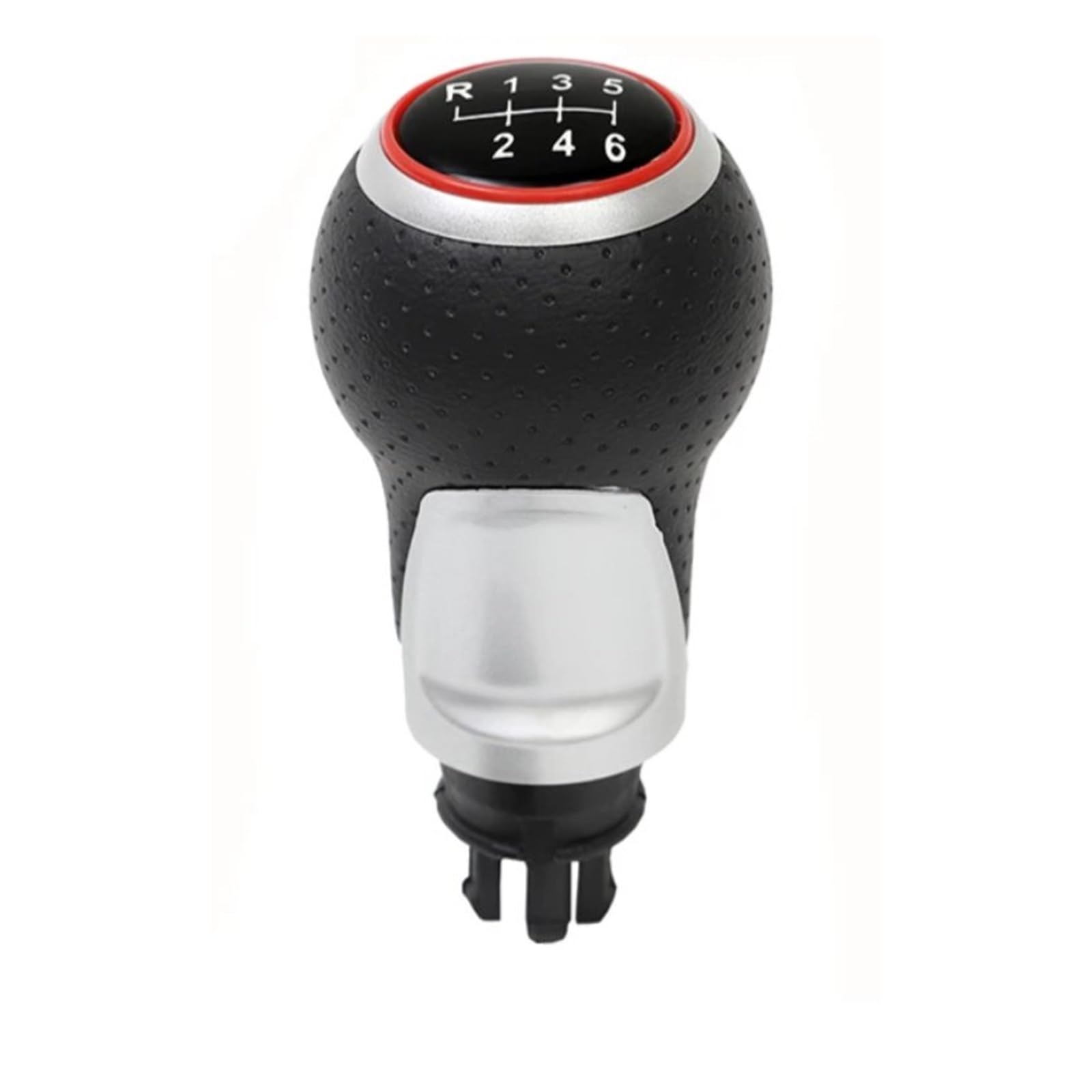 Jsyalmslw Red 040-6 Speed Performance Gear Knob For Skoda For Vw For A3 For A4 B6 B7 B8