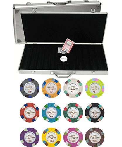 Tmg 500 Chip Club Monaco Poker Room 13.5Gm Clay Composite Poker Chip Set - Choose Chips! #TOP18