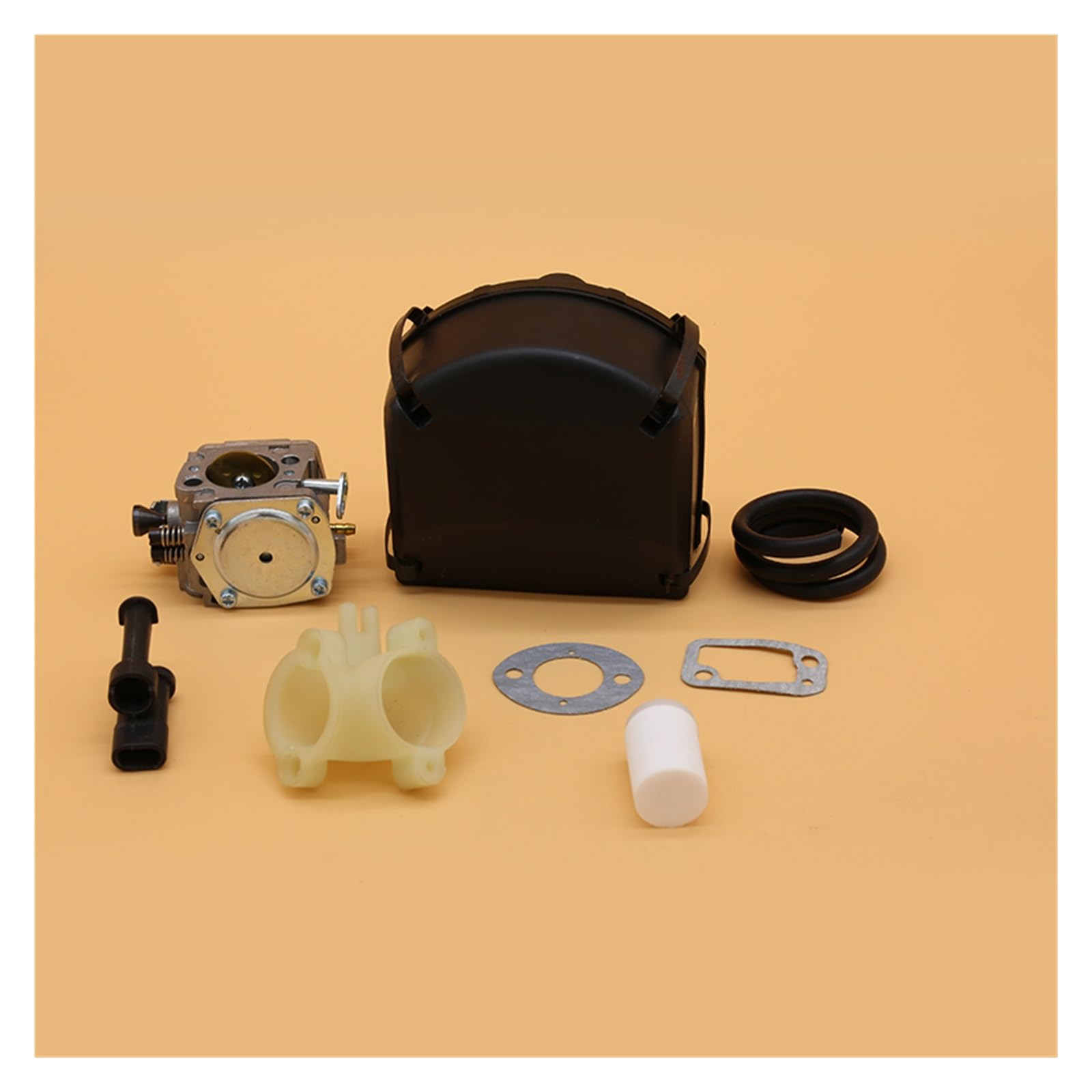 Conjunto de Junta de Manguera de Filtro de Combustible de colector de admisión de Filtro de Aire de carburador Apto for Husqvarna 268 272 XP Piezas de Motosierra de Gasolina de jardín